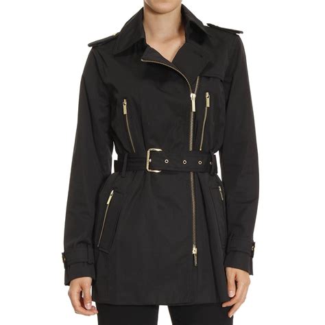 michael kors jacke alba|michael kors trench jacket.